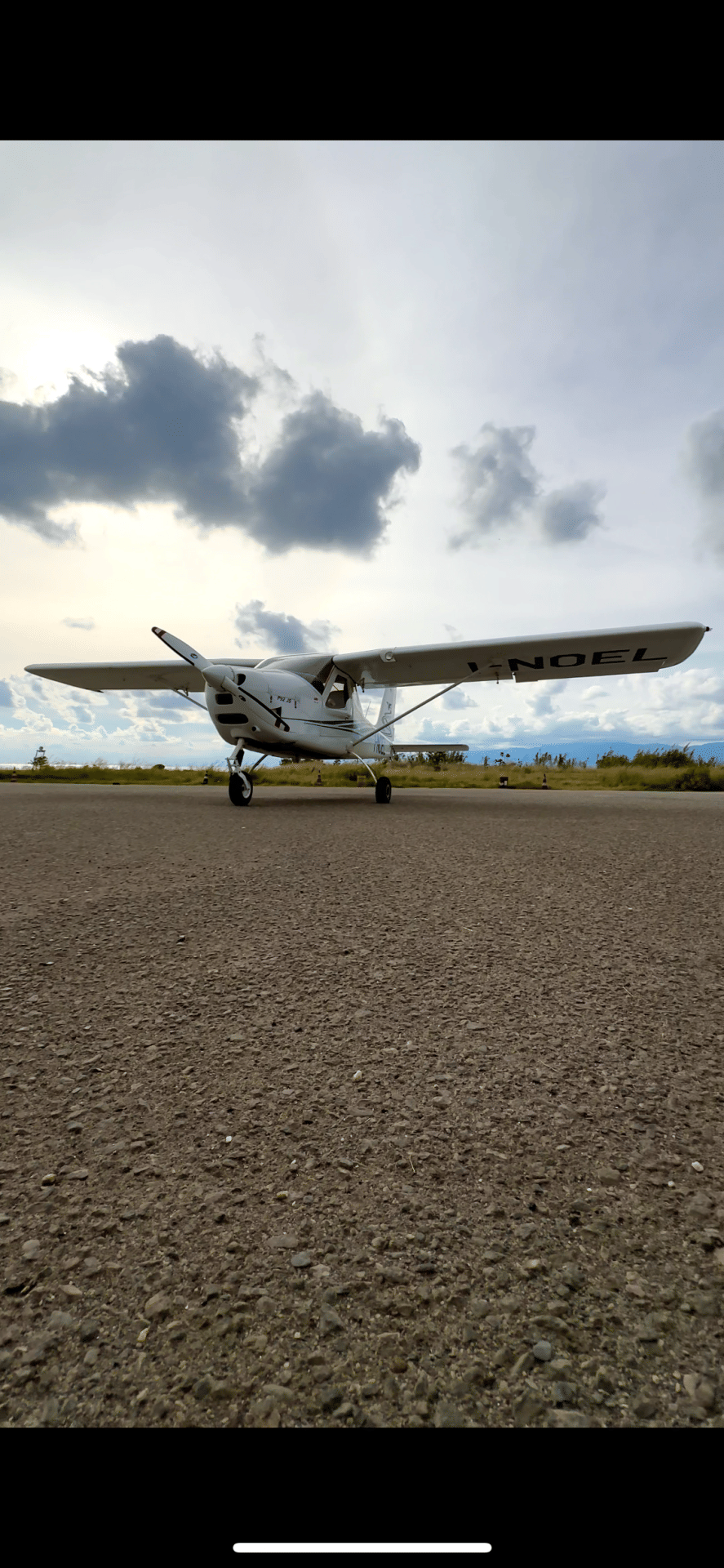 Front view of Tecnam P92 JS