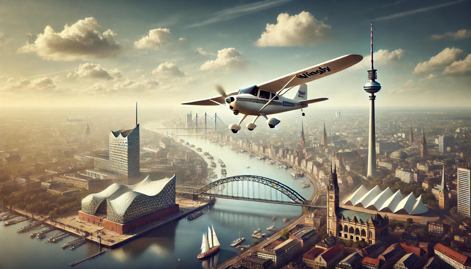 Erlebnisreicher Flug nach Hamburg (Beliebiger Flug möglich)