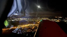 Balade aérienne en vol de nuit
