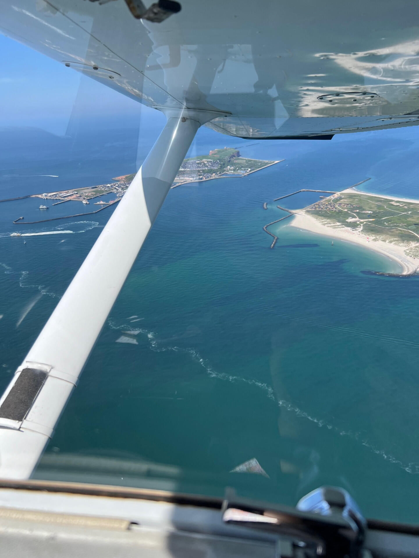 Rundflug Uetersen nach Sylt über Cuxhaven und Helgoland