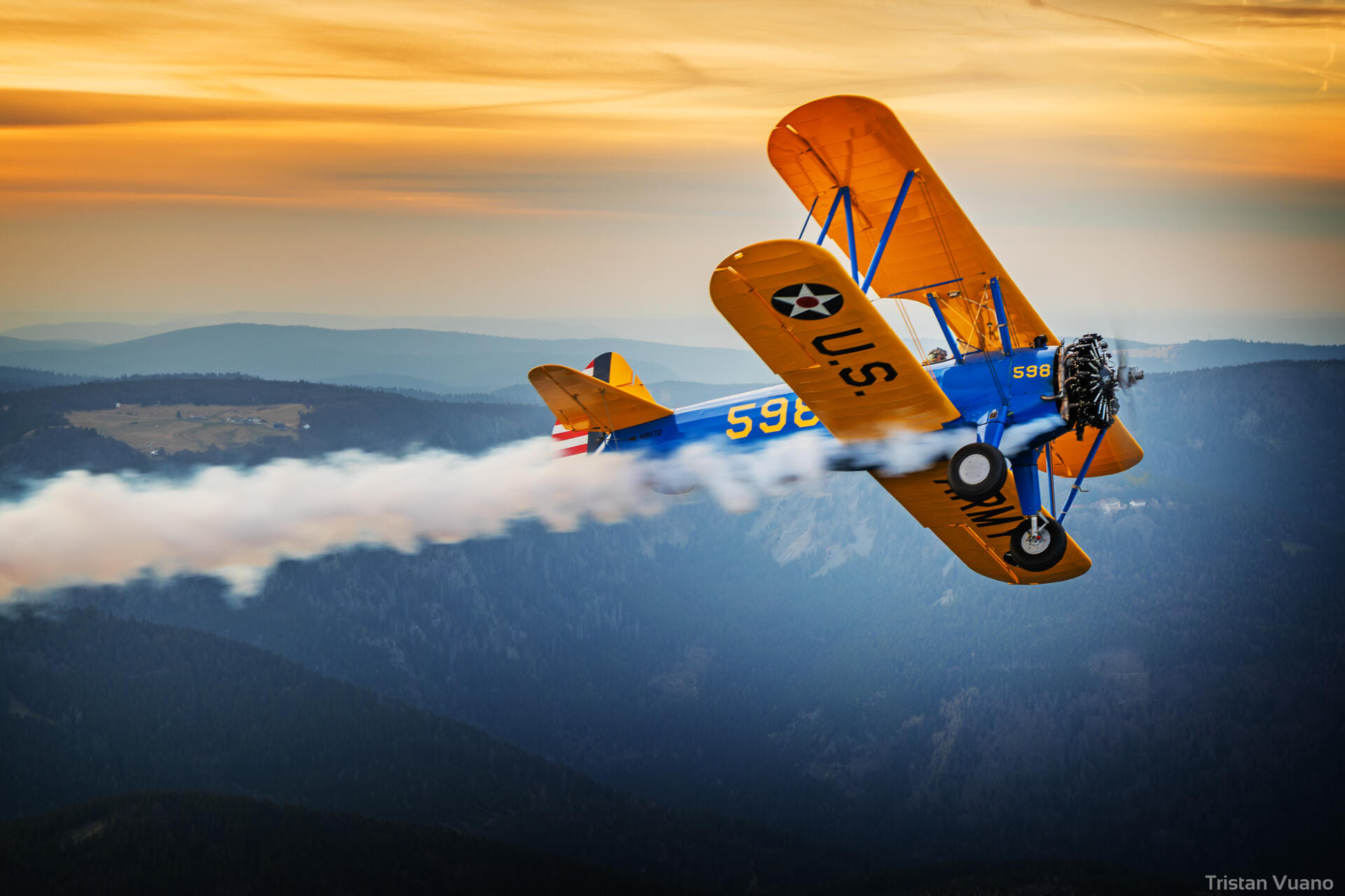 [BOEING STEARMAN] Vol de 20 min en Biplan PT13D de 1943