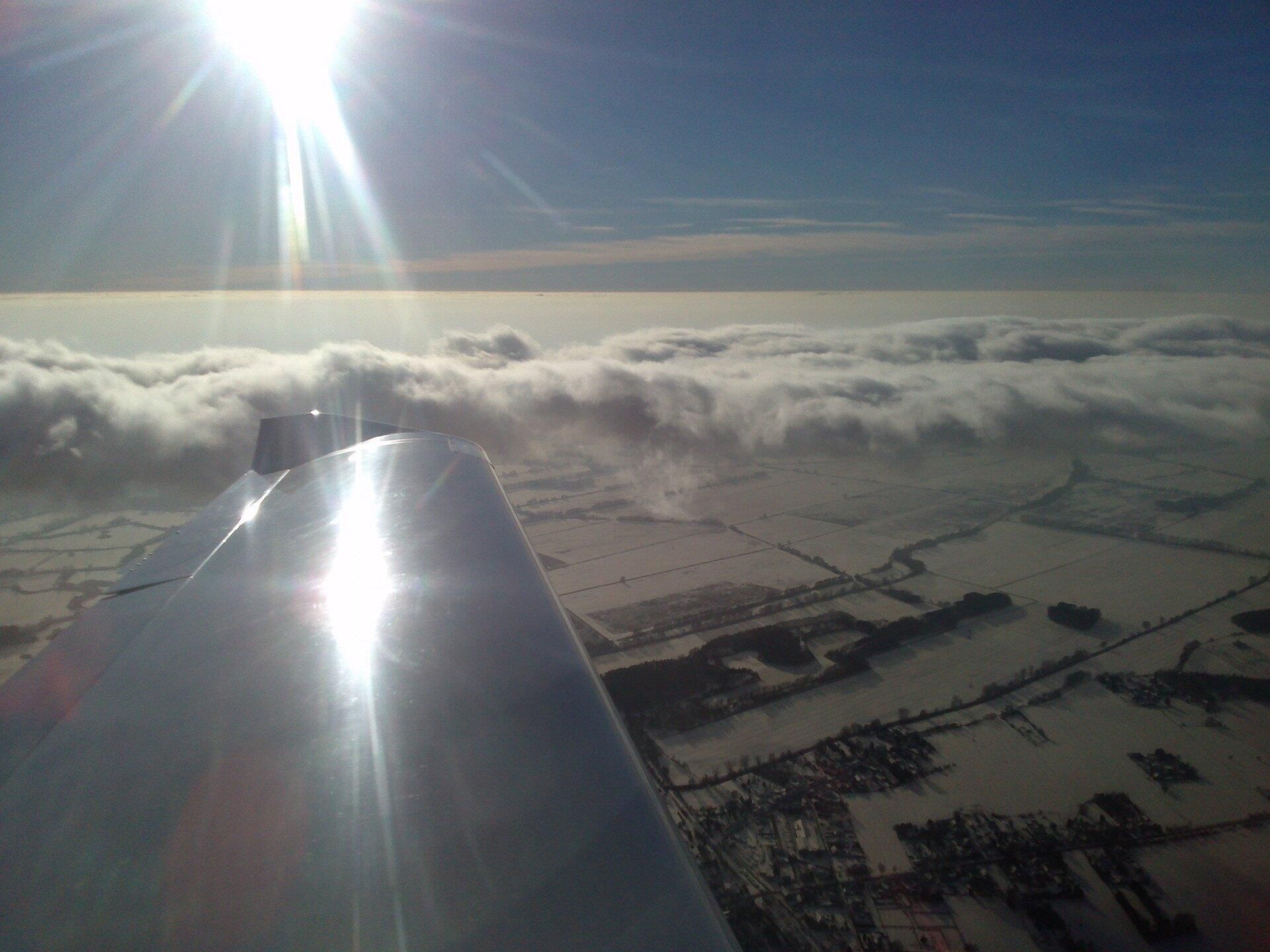Über den Wolken.....Sehnsucht nach der Freiheit des Fliegens