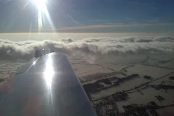 Über den Wolken.....Sehnsucht nach der Freiheit des Fliegens