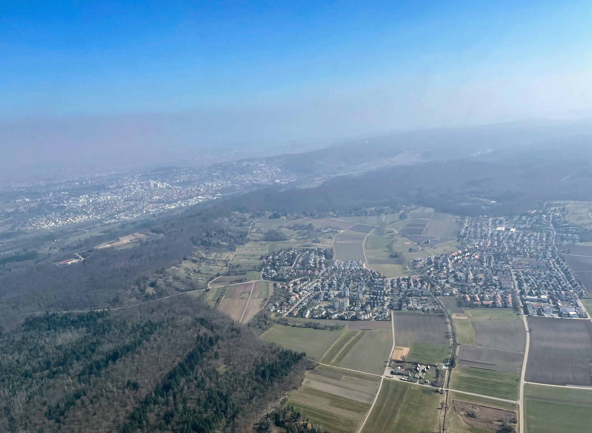 Frühnebel lichtet sich
