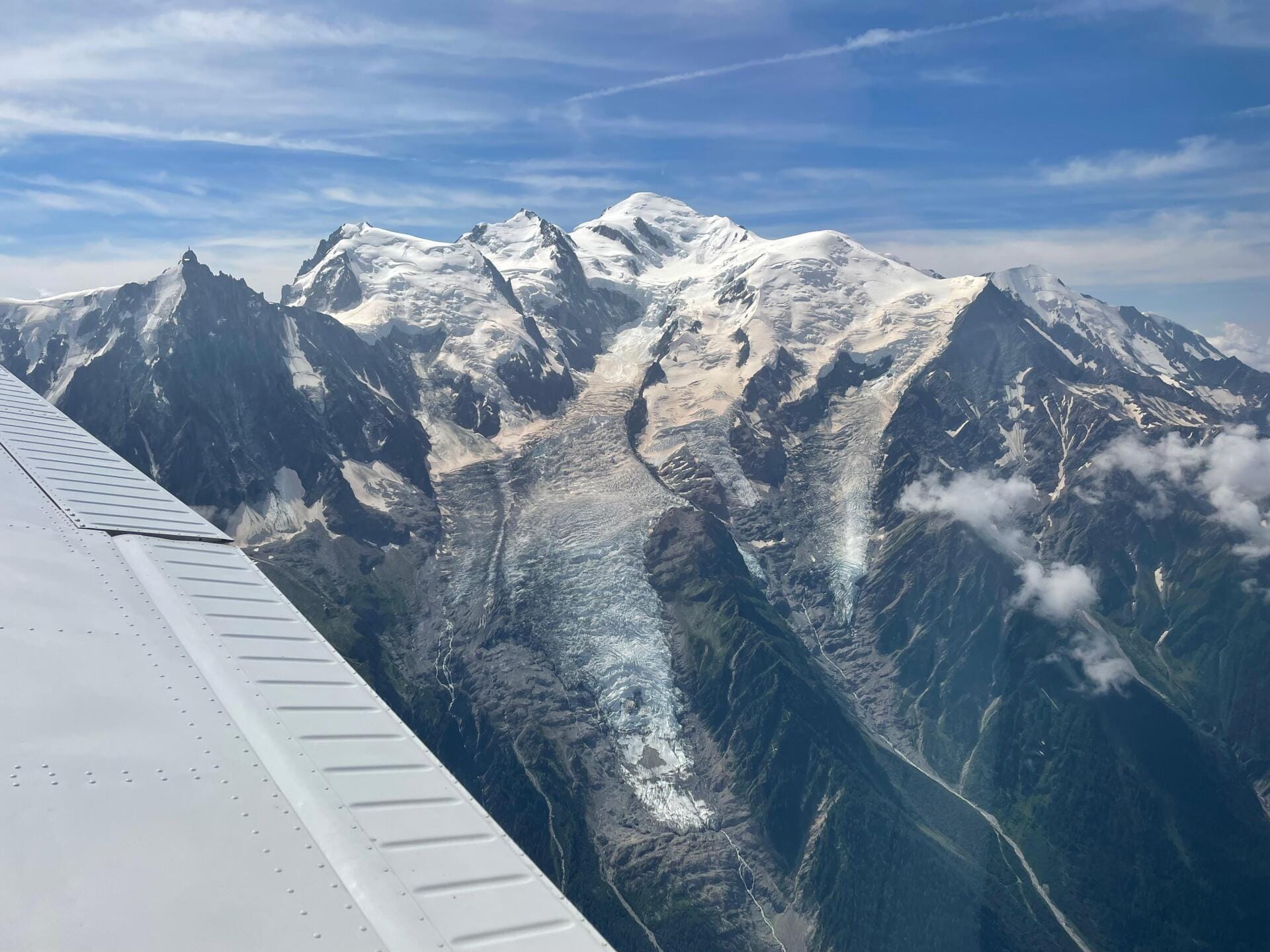 Mont Blanc Rundflug