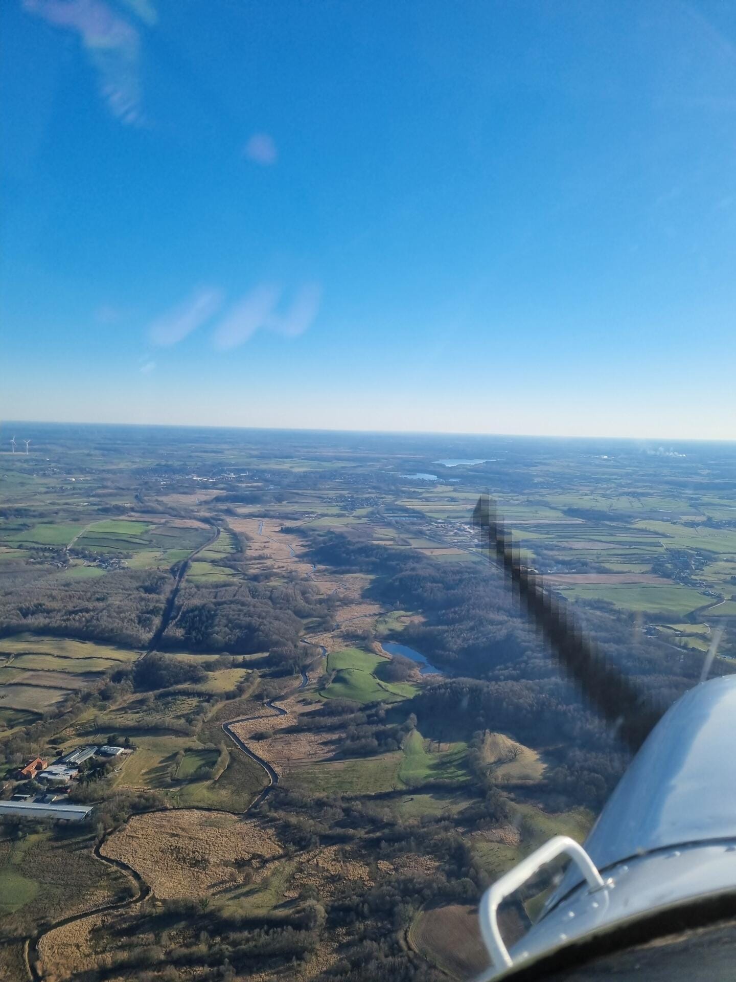 Privatflug über Hamburg/Schleswig-Holstein