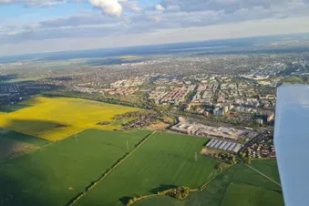 Kurzer Rundflug Berlin