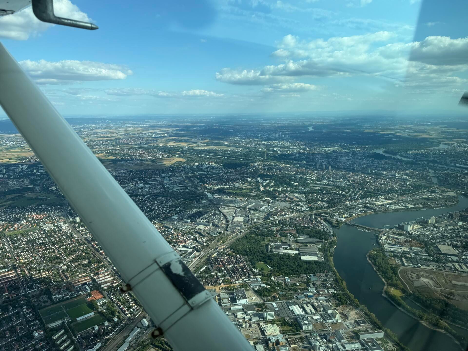 Gegend um Mannheim