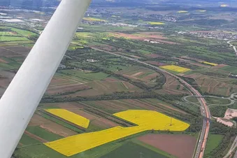 Rundflug Oppenheim, AKW Biblis, Ried, Worms und Rhein