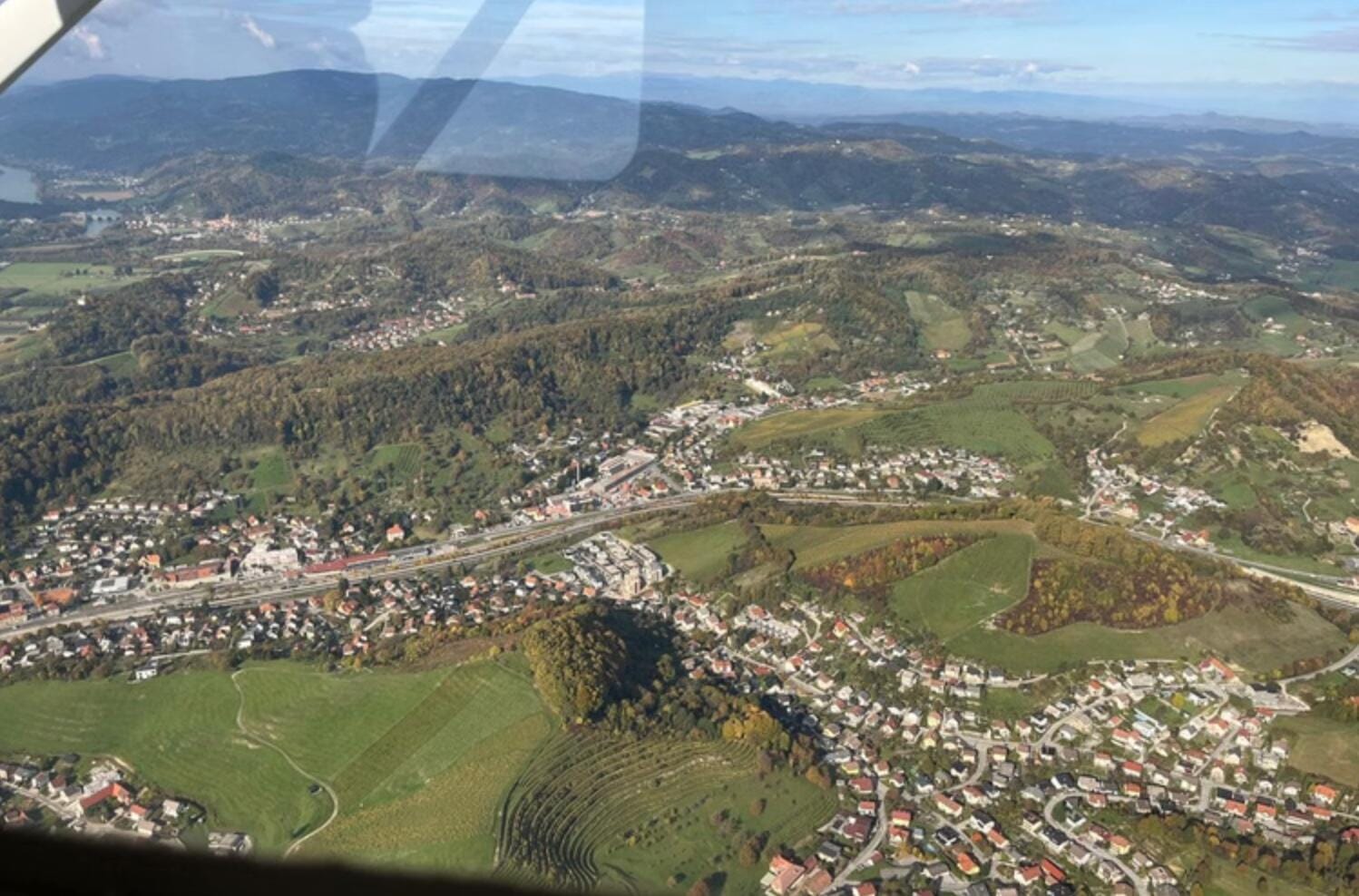 Ausflug nach Klagenfurt (von Graz) mit Überflug Wörthersee
