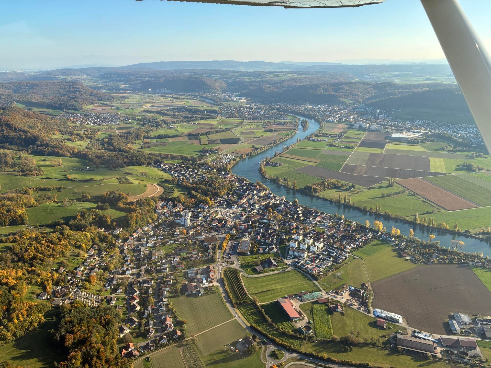Rheinfall-Panorama: Atemberaubender Rundflug (2 Pax, CHF)