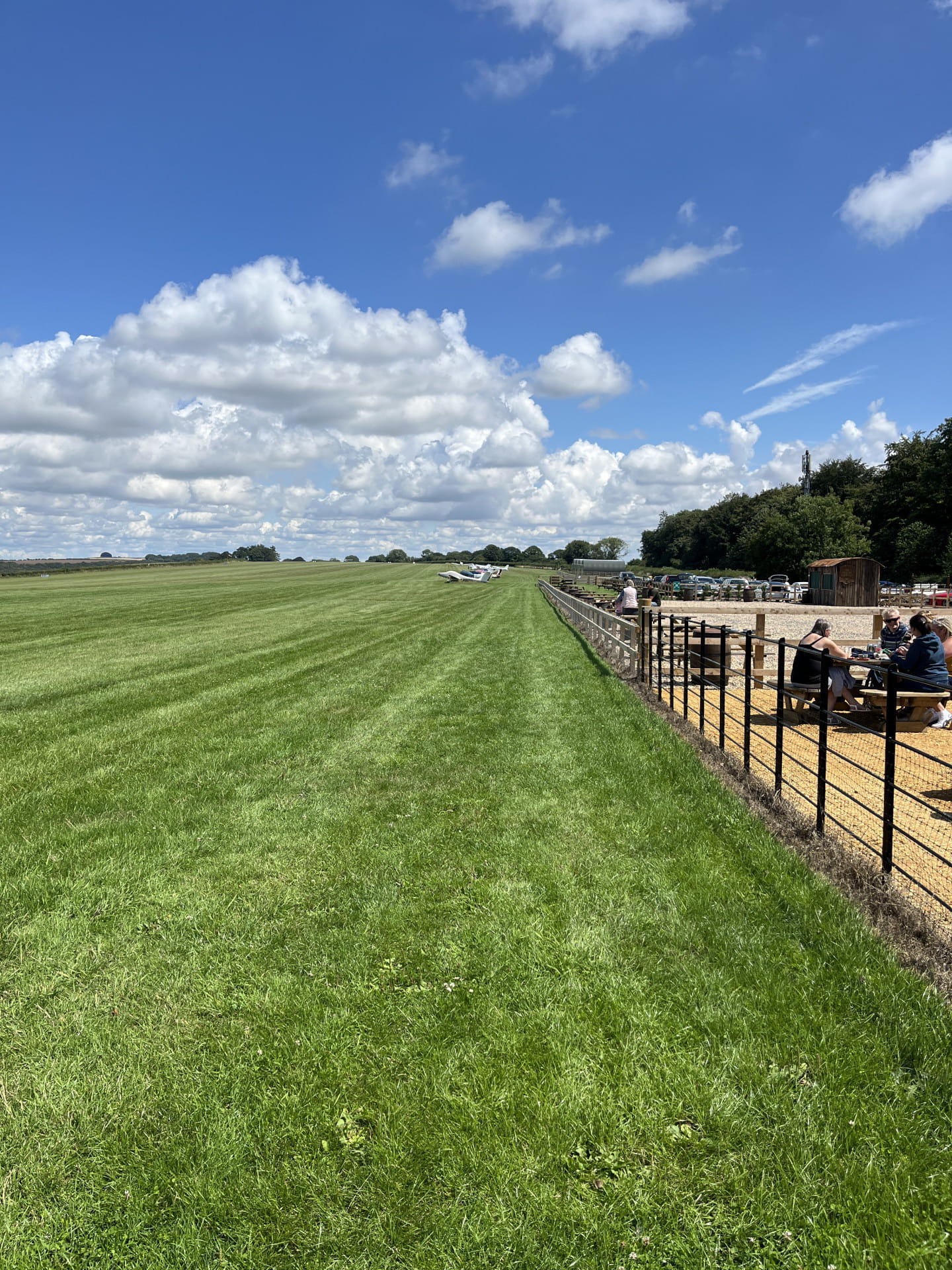 Fly to Compton Abbas in Dorset for lunch
