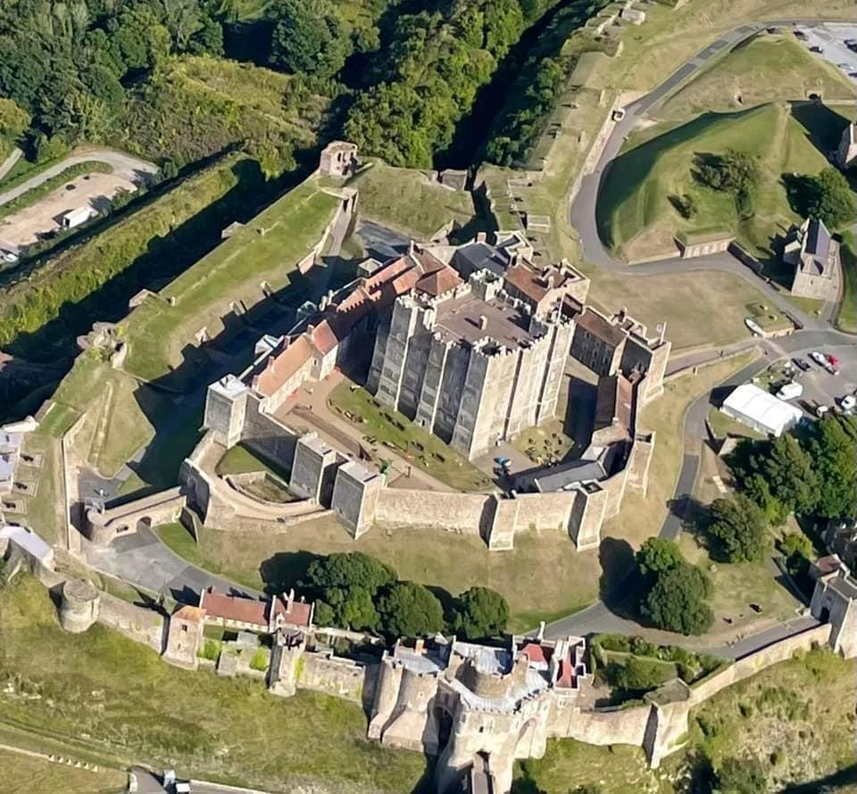 Dover castle battlements