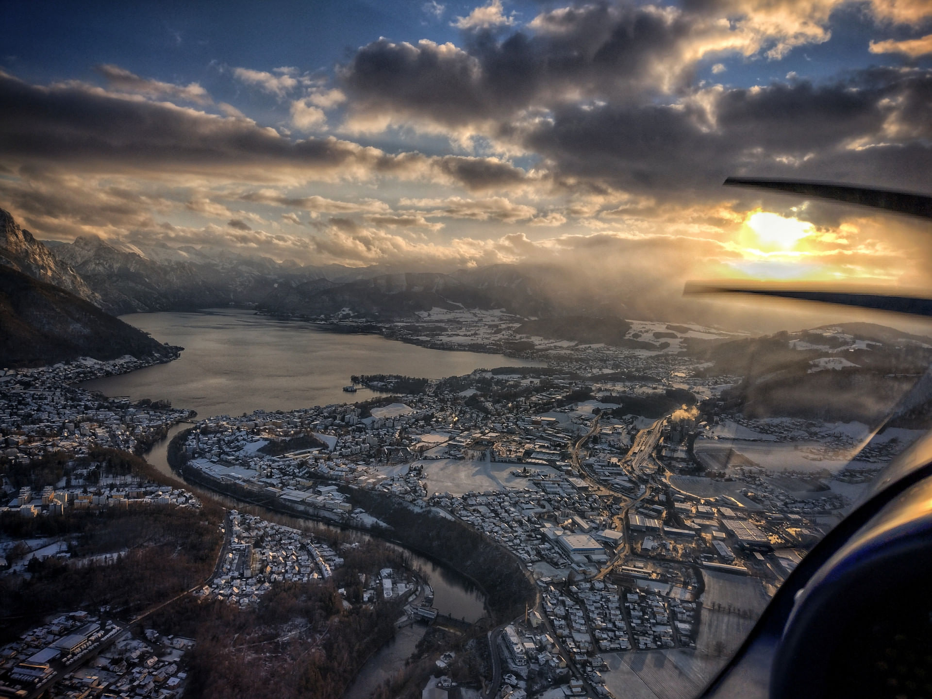 Salzkammergut-"Seen-Rallye" - Robin DR400 (3 Passagiere)
