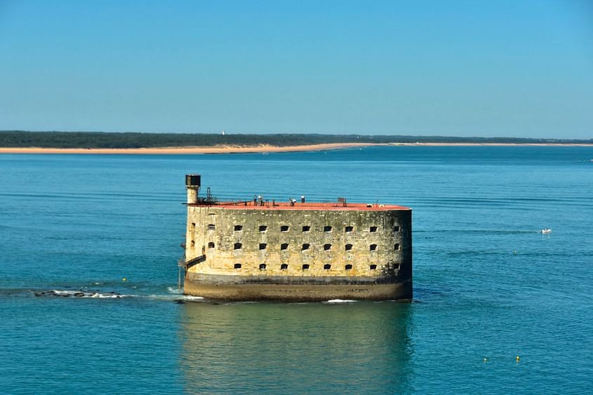 Cap Fort Boyard en hélicoptère