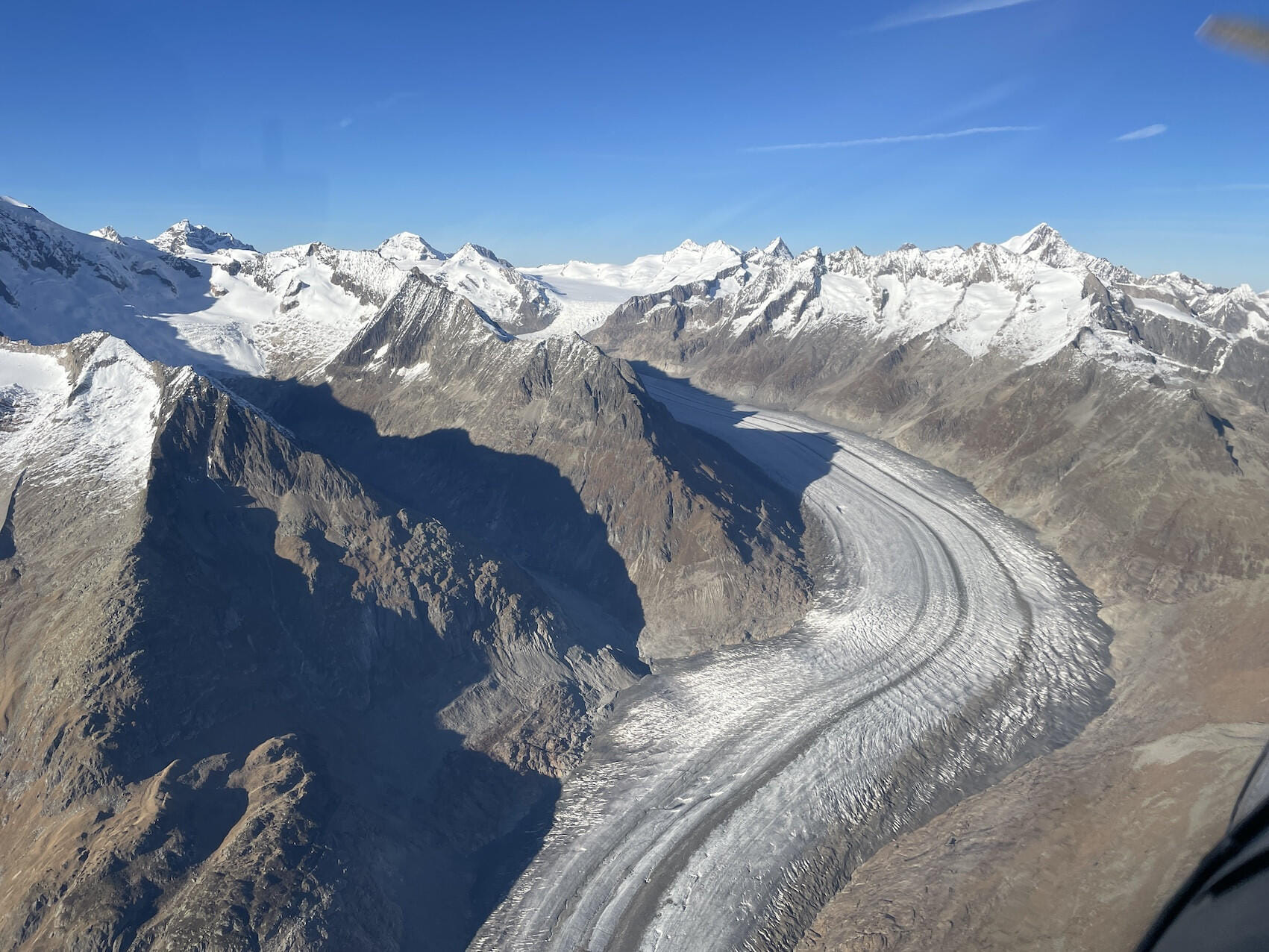 03. Alpen Rundflug Matterhorn Aletsch Jungfrau