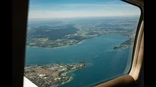 Rundflug über dem Hegau, Konstanz, Mainau, Donautal