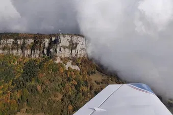 La Croix du Nivolet, surplombant Chambéry