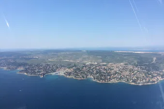 La Camargue vue du ciel