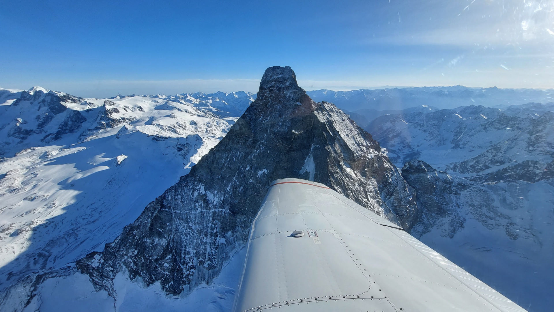 Top Rundflug Matterhorn und Italien
