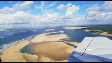 Découvrez le Bassin D'Arcachon vu du ciel en Robin DR400