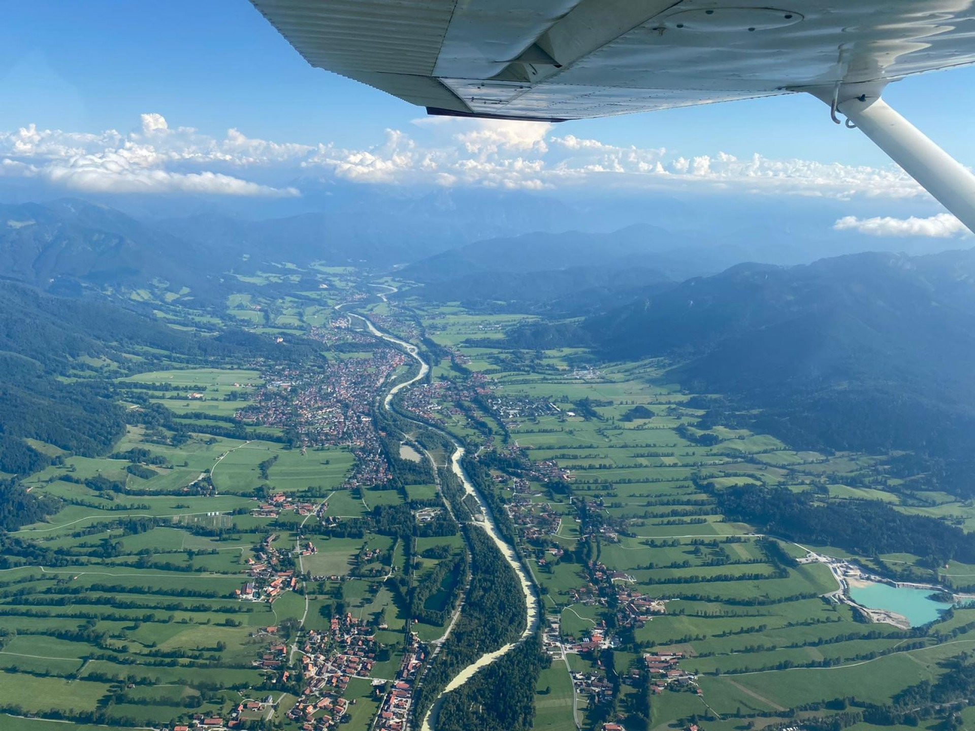 Die Bayerischen Seen von oben