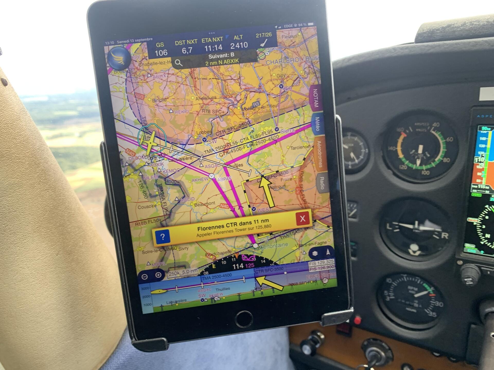 Navigation numérique avec Sky Demon