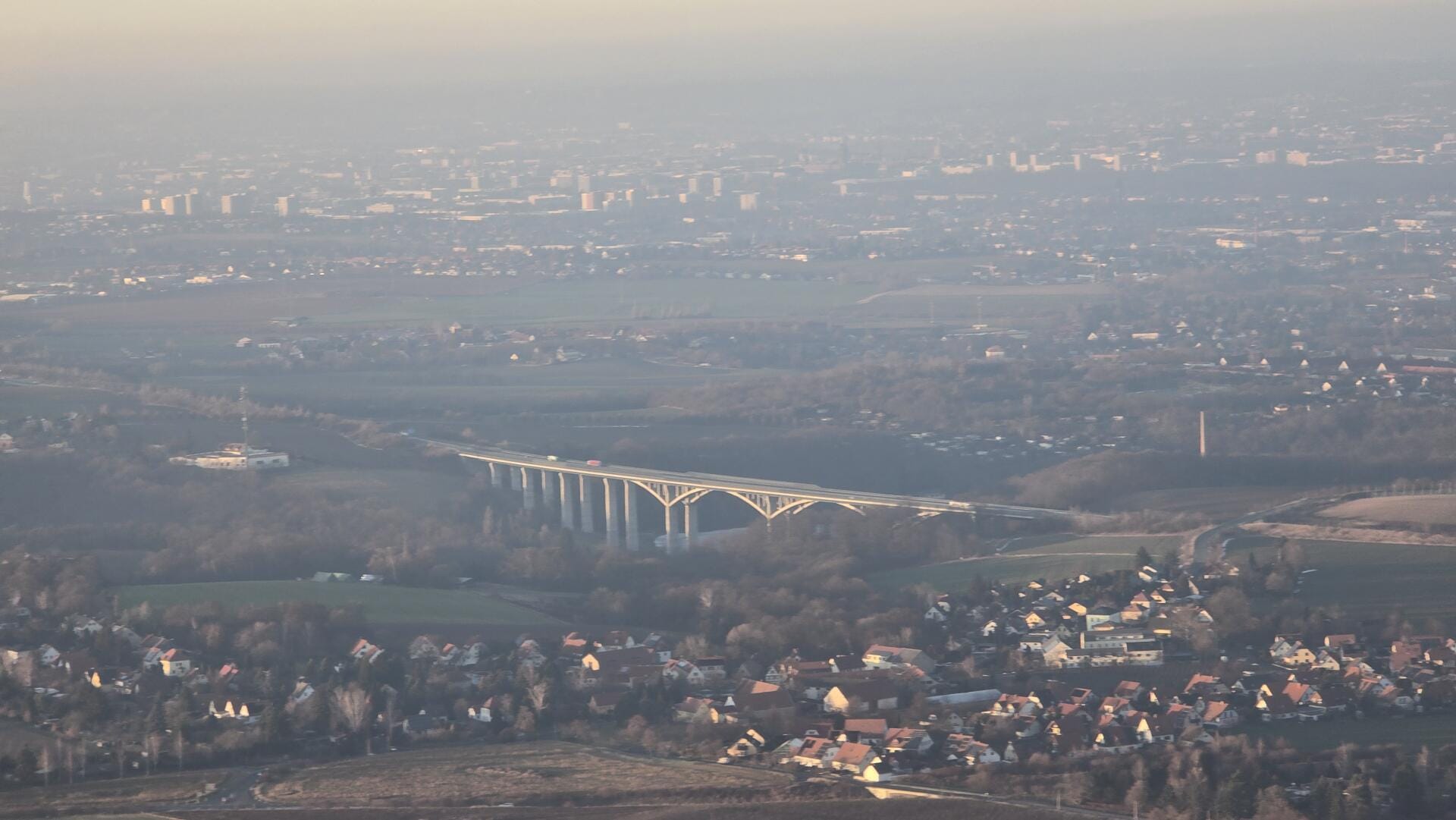 Autobahnbrücke über Lockwitztal