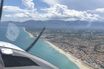 Balade aérienne à la découverte des plages catalanes