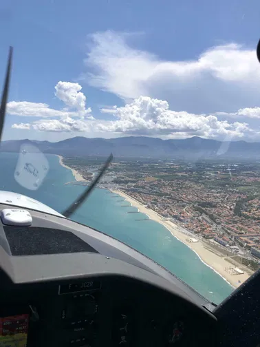 Balade aérienne à la découverte des plages catalanes