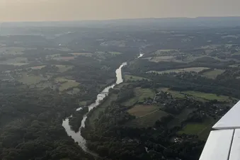 Au départ de Poitiers, la Loire royale vue du ciel