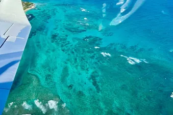 Survol du Sud et sa barrière de corail