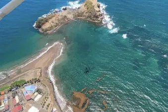 Visite aérienne du sud de la Martinique