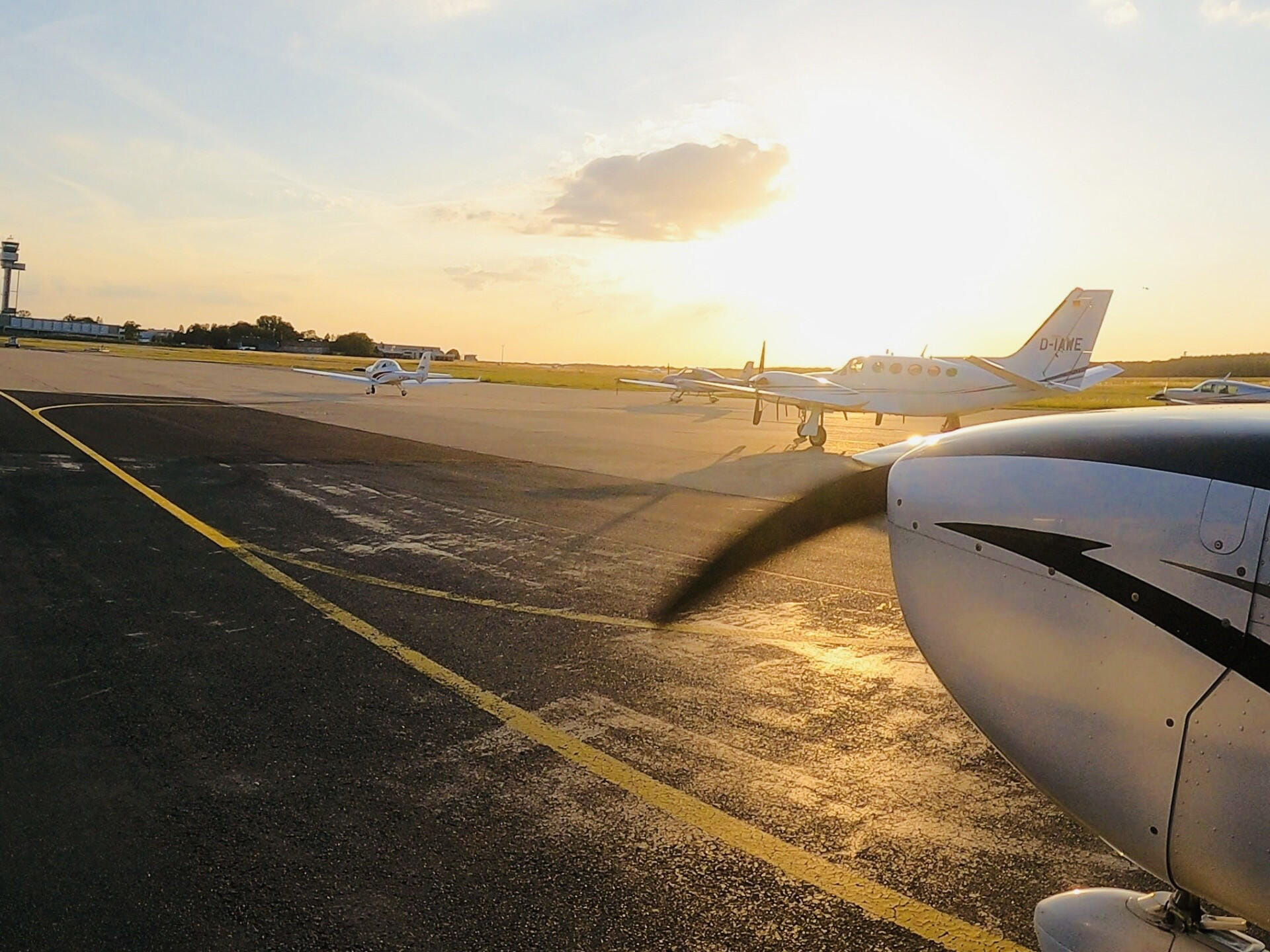 Am GAT des Flughafen Hannover