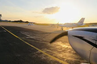 Am GAT des Flughafen Hannover