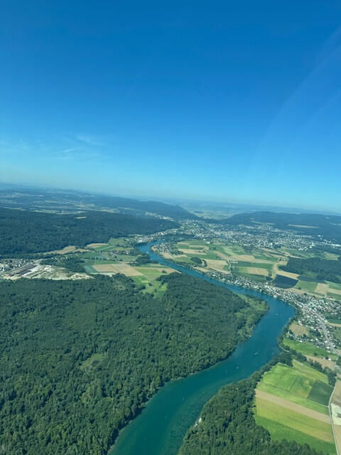 Rheinfall - Schwarzwald Flug (nur bei min. 3 Gäste)