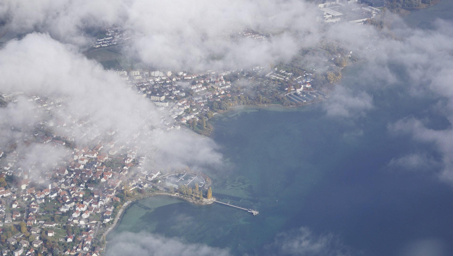 Rundflug über Stuttgart, die Schwäb. Alb und den Bodensee