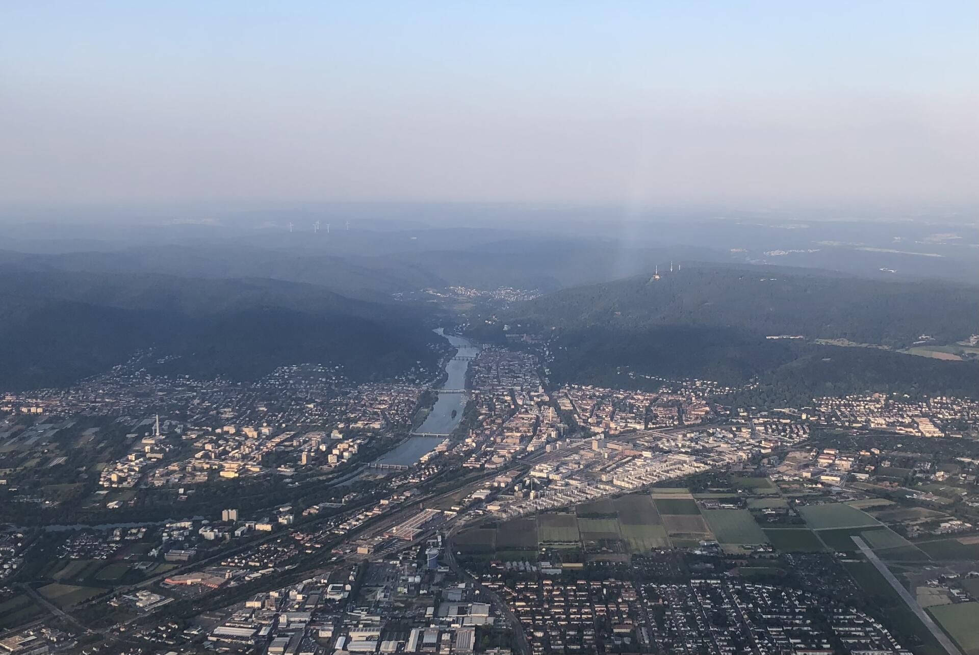 Rundflug Heidelberg - Speyer - Mannheim - Worms