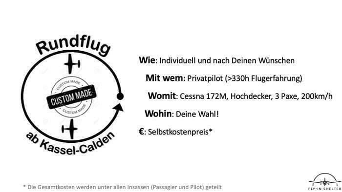 Dein Rundflug (2 - 3 Personen)