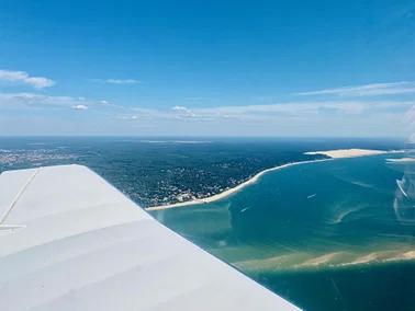 Balade aérienne : Le Bassin d'Arcachon - 2 ou 3 passagers