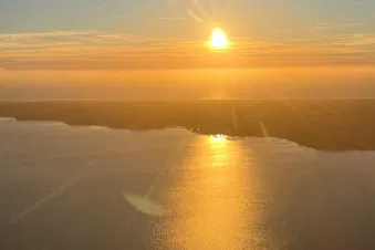 Survol du Bassin d'Arcachon
