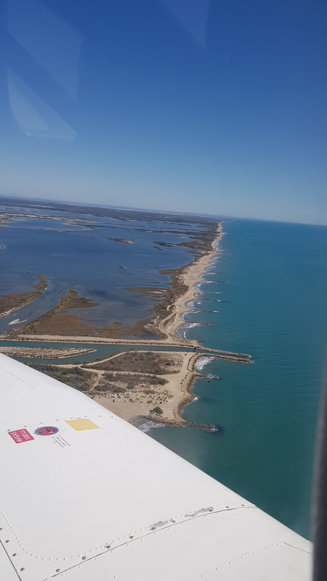 La camargue vue du ciel
