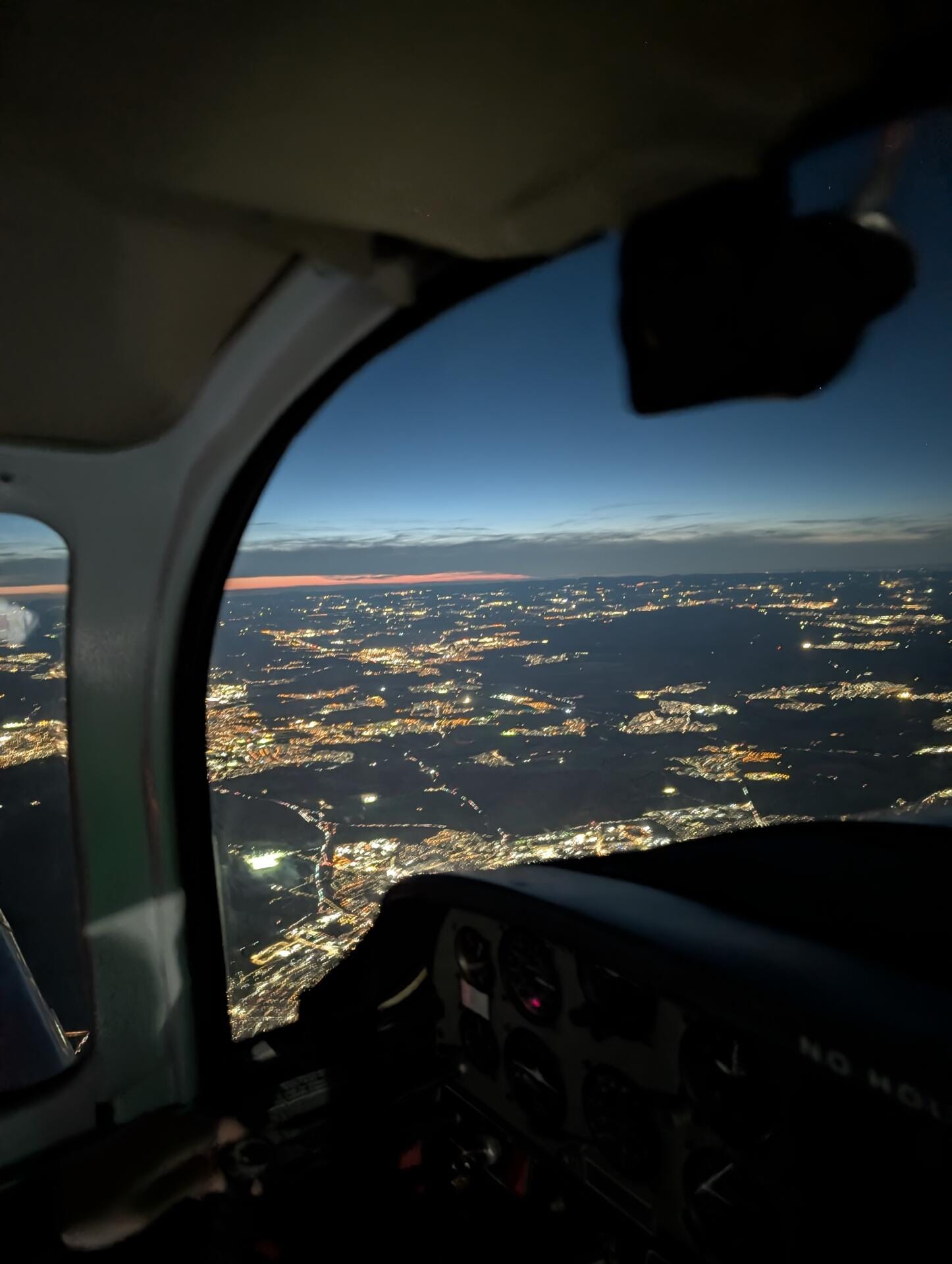 ✈️ Nachtflug Süddeutschland