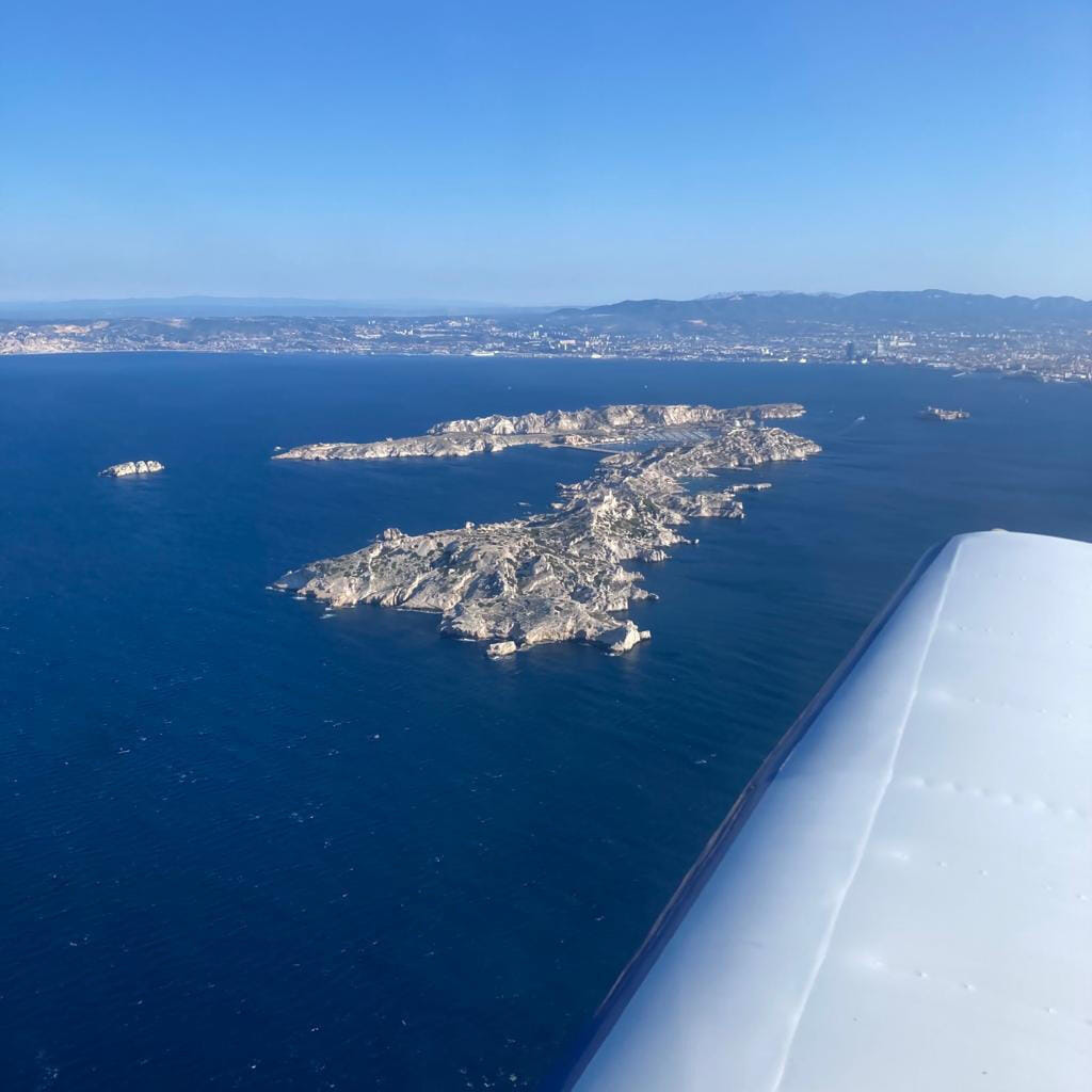 Les iles du Frioul, en face Marseille