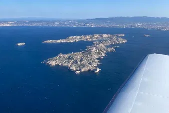 Les iles du Frioul, en face Marseille