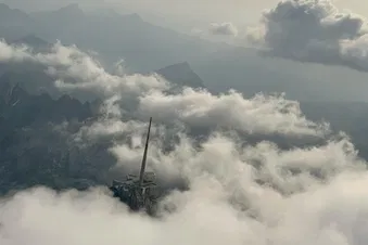 Säntis mit offener Wolkendecke