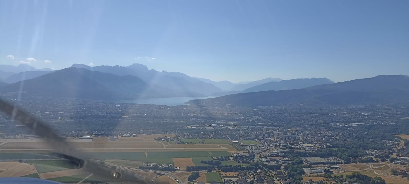 Arrivée sur Annecy