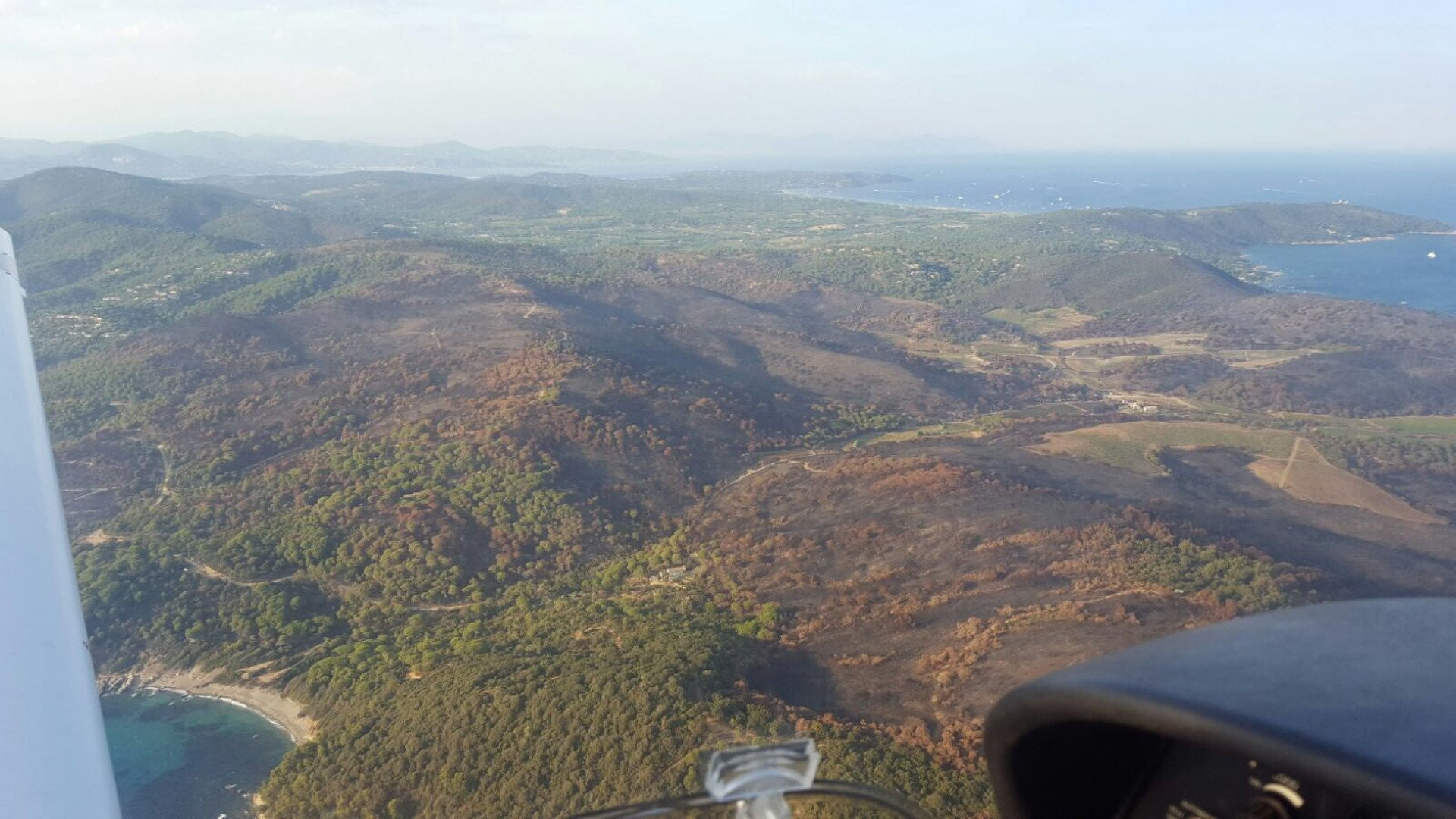 Vol vers Porquerolles et les iles du Soleil