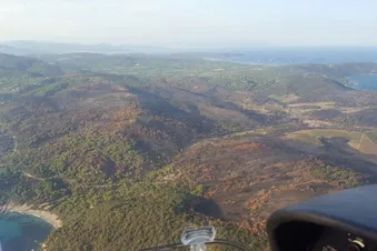Vol vers Porquerolles et les iles du Soleil