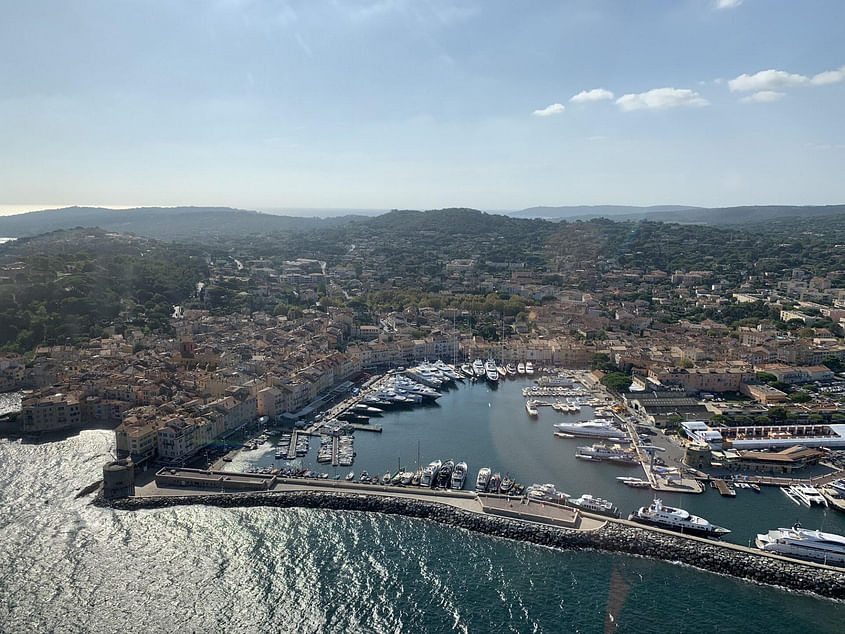 Survol du Golfe de Saint-Tropez, Pampelonne, Porquerolles
